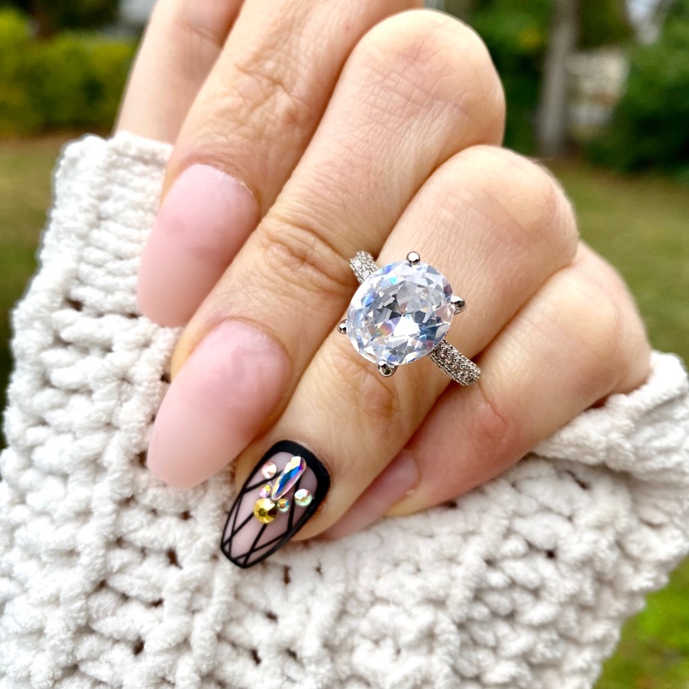 NEW 925 Sterling Silver Sparkling ✨ Ring - Picture 3 of 5